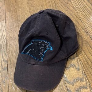 Black Cap with Blue Panther Logo